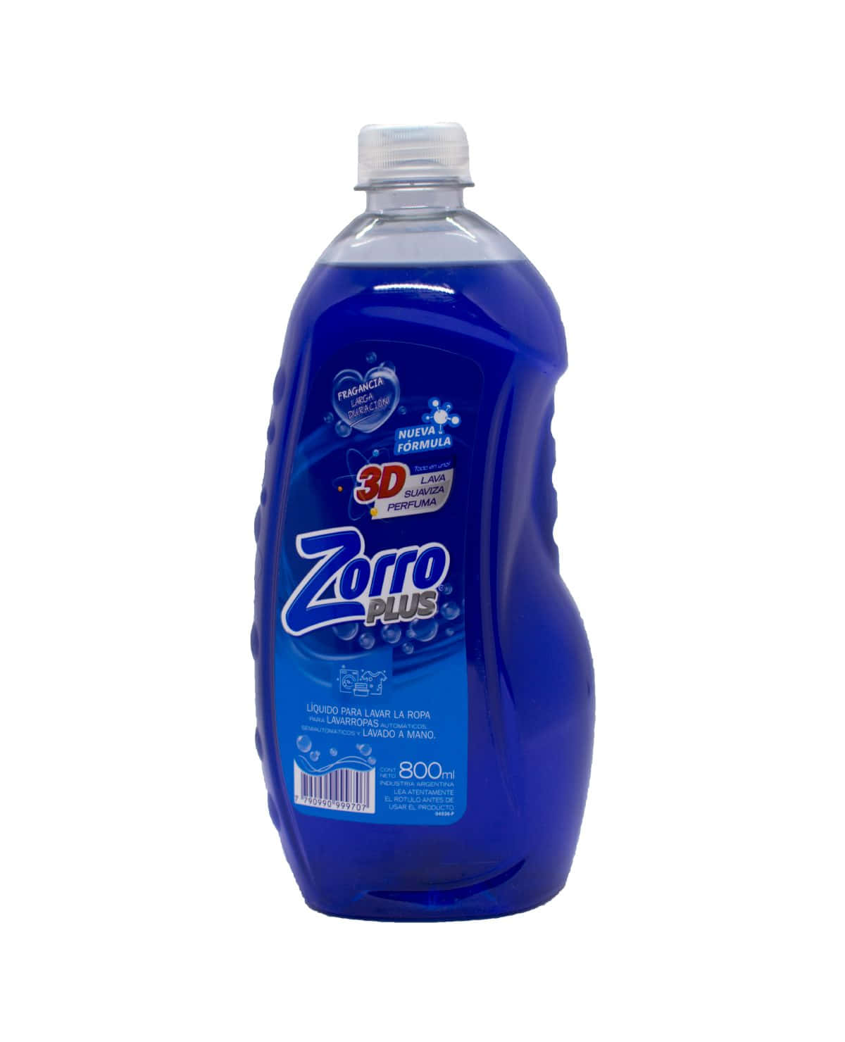 Jabon Liquido Zorro Plus botella 800 Ml